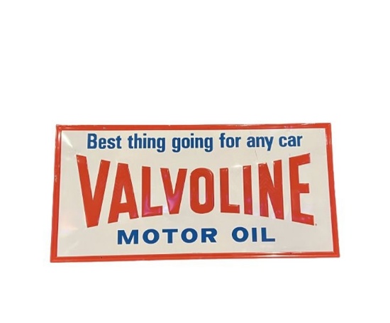 Valvoline Motor Oil Tin Sign