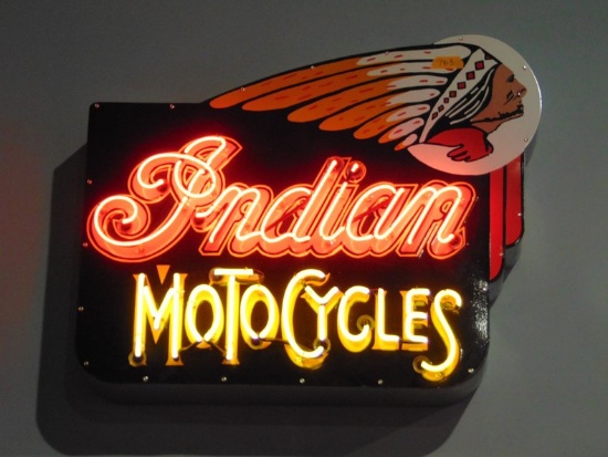 Indian Motorcycles Neon