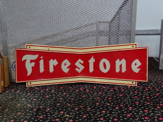 Firestone Tin Sign