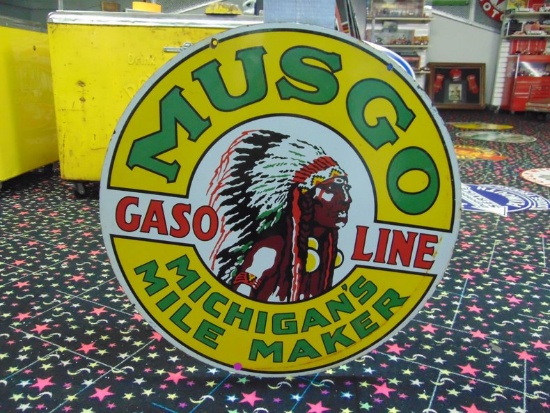Musgo Gasoline Sign