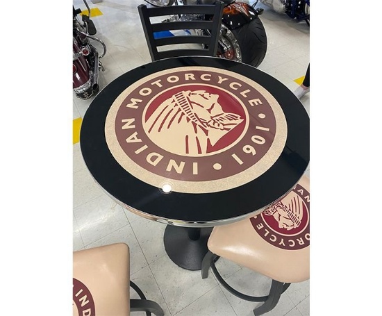 Indian Motorcycle Table & Chairs