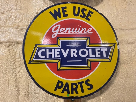 Chevrolet Parts Sign