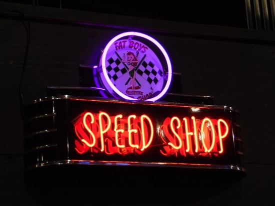 Fat Boys Speed Shop Neon