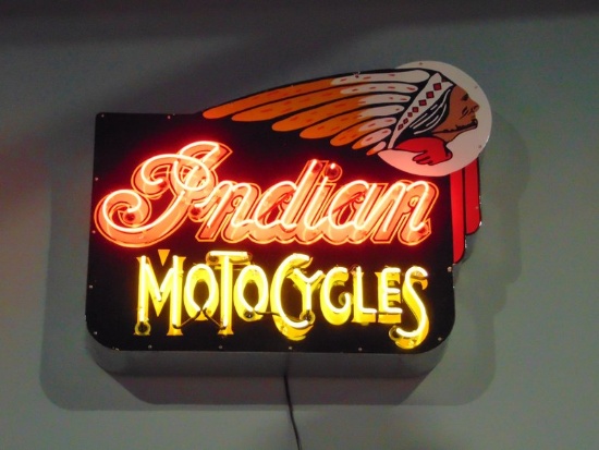 Indian Motorcycles Neon