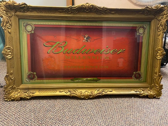 Budweiser Framed Sign