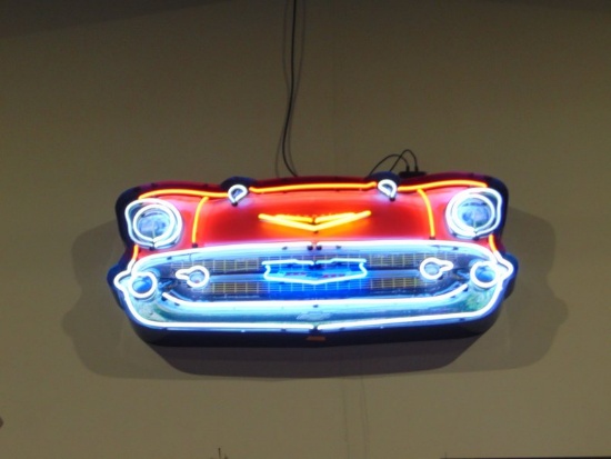 1957 Chevrolet Tin Neon