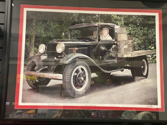 Junior and the Truck Painting
