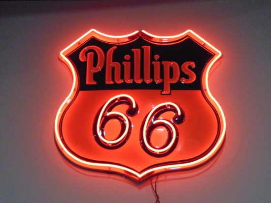 Phillips 66 Shield Neon