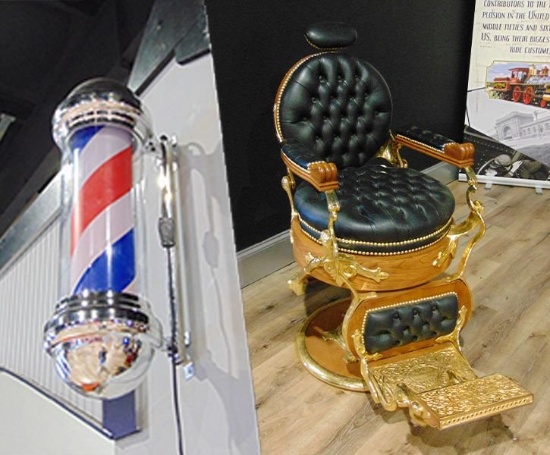 Barber's Chair & Barber's Pole