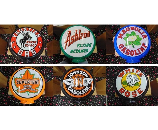 Set of 6 Gas Pump Globes - Miscellaneous