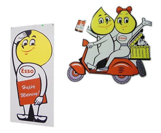 Set of 2 Esso Signs
