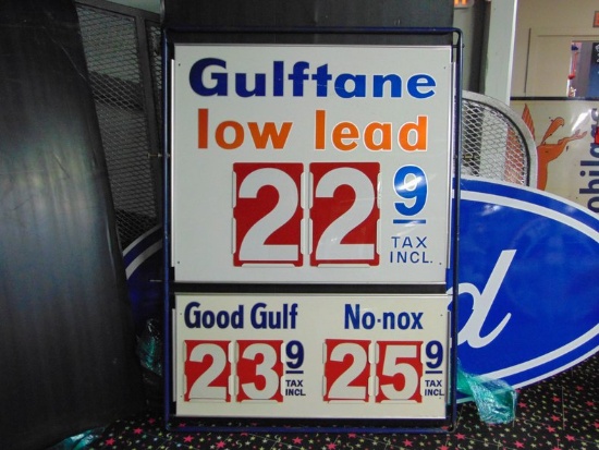 Gulftane Price Sign