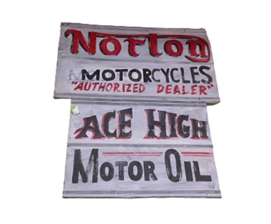 Norton Motorcycles Sign