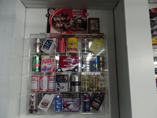 Misc. Display Case with Collectibles