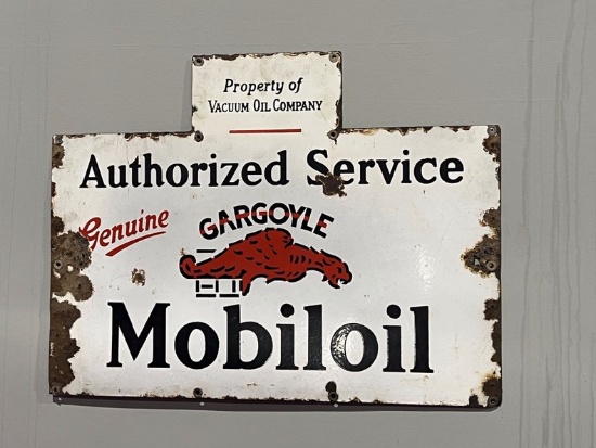 Mobiloil Authorized Service Sign