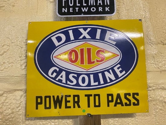 Dixie Gasoline Sign
