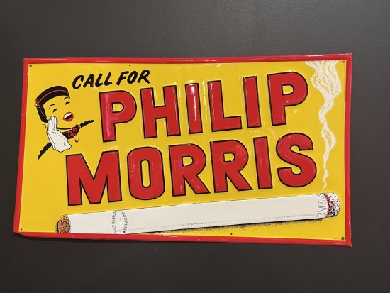 Philip Morris Tin Sign