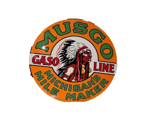 Musgo Gasoline Sign