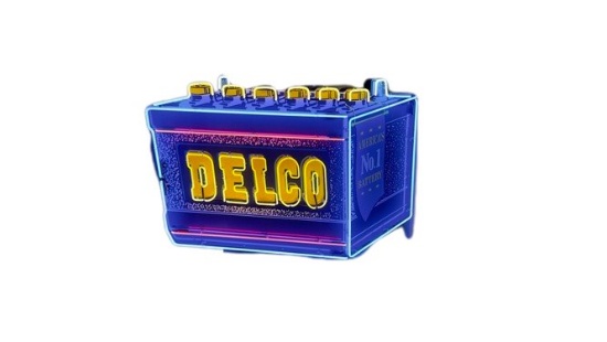 Delco Battery Neon Sign