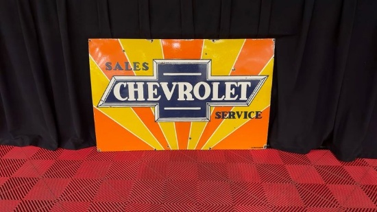 Chevrolet Sales & Service Sign