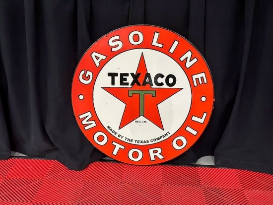 Texaco Gasoline & Motor Oil Sign