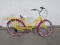 Yellow & Pink Schwinn Bicycle