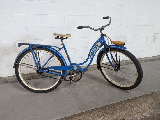 1960 Blue Schwinn Bicycle