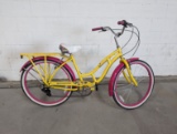 Yellow & Pink Schwinn Bicycle