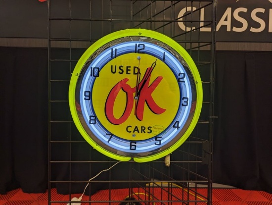 OK Used Cars 17" Neon Sign