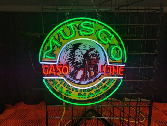 Musgo Gasoline 17" Neon Sign