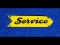 Service Porcelain Sign