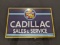 Cadillac Sales & Service Lighted Sign