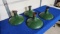 Porcelain Gas Station Lamp Shades Set 2