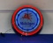 Mobilgas Neon Clock