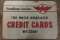 Original Flying A Credit Cards Welcome Sign
