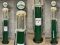 1930s Erie Model 100 Sinclair Visible Gas Pump with Lighted Dino Globe