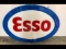Embossed Plastic ESSO Sign 50x36