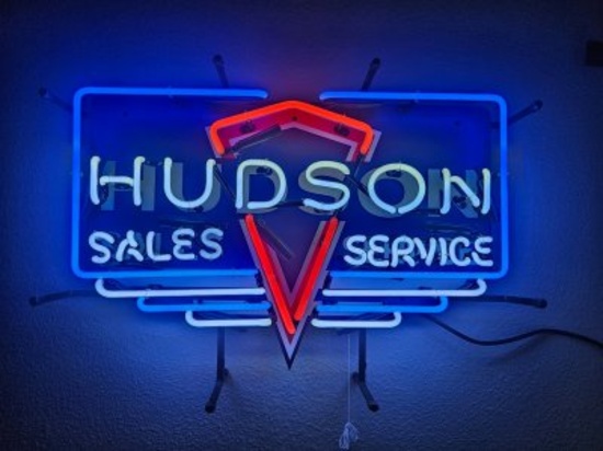 Hudson Sales & Service Sign
