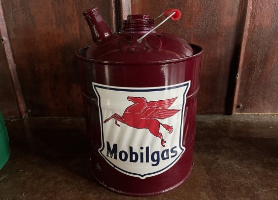 Mobilgas Gas Can (large logo)