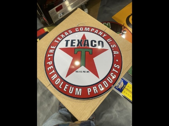 Texaco Button Sign