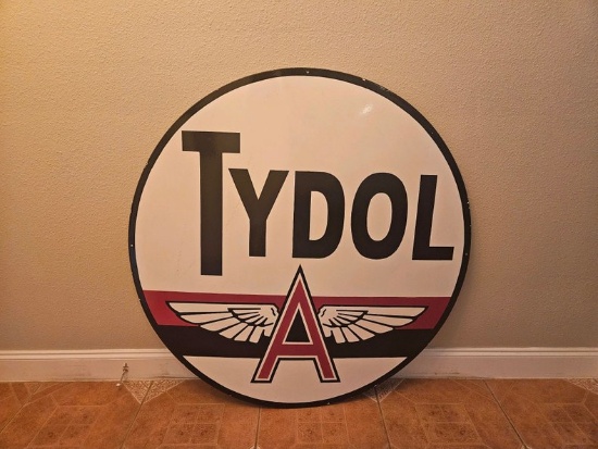 Tydol Flying A Porcelain Sign