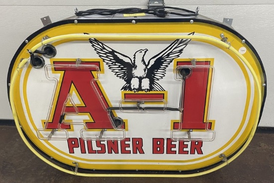 A-1 Pilsner Beer Neon