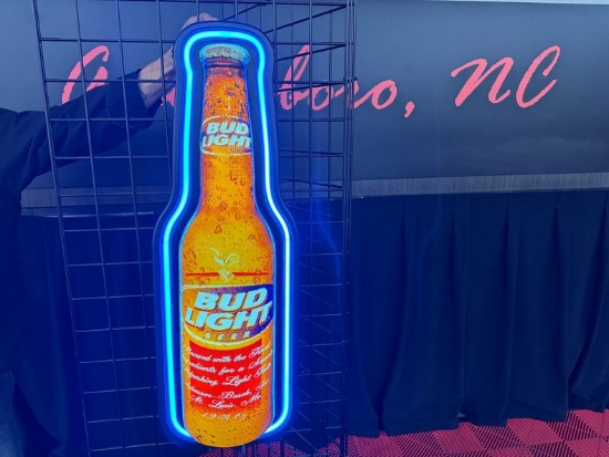 Bud Light Bottle Neon Sign