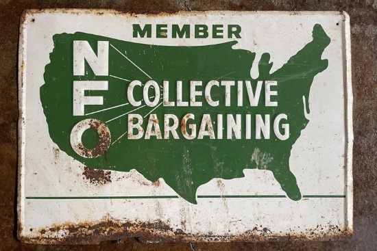 Original NFO Collective Bargaining Sign