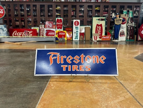 Porcelain Firestone Tires Sign