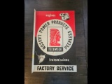 Double Sided Metal Tecumseh Sign