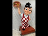 Big Boy Cast Aluminum Statue