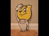 ESSO Single Man Porcelain Sign