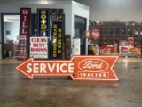 Ford Tractors Service Arrow Porcelain Neon Skin