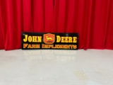 John Deere Farm Implements Sign